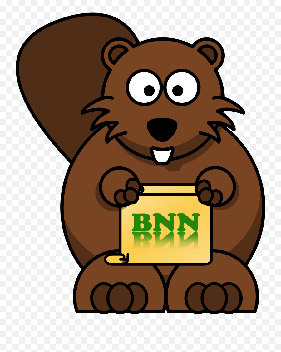 Cartoon Beaver Images - Beaver Clipart Png Download Full Emoji,Discord Majoras Mask Emoticon