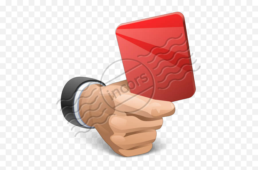 Hand Red Card 15 Free Images At Clkercom - Vector Clip Emoji,Referee Emoji