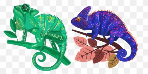 Chameleon Cursor - Common Chameleon Emoji,Bearded Dragon Emotions