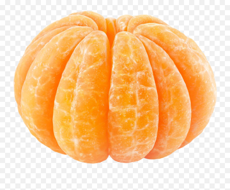 Fruits Tangerine Orange Sticker - Mandarina Pelada Png Emoji,Tangerine Emoji