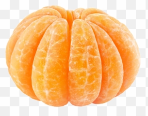 Fruits Tangerine Orange Sticker - Mandarina Pelada Png Emoji,Tangerine Emoji