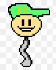 Burger King Flowey Pixel Art Maker - Pixel Smiley Face Emoji,Burger Emoticon