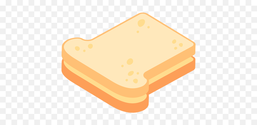 Bread Toast Flat - Tost Transparint Emoji,Toast Emoji