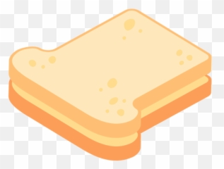 Bread Toast Flat - Tost Transparint Emoji,Toast Emoji