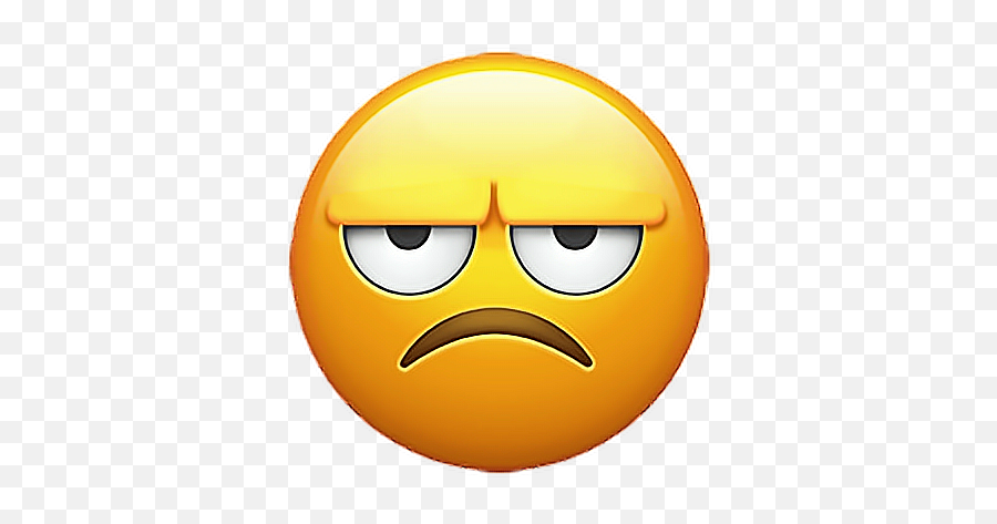Emoji Emojisticker Sticker Sticker - Annoyed Emoji,Grumpy Emoji