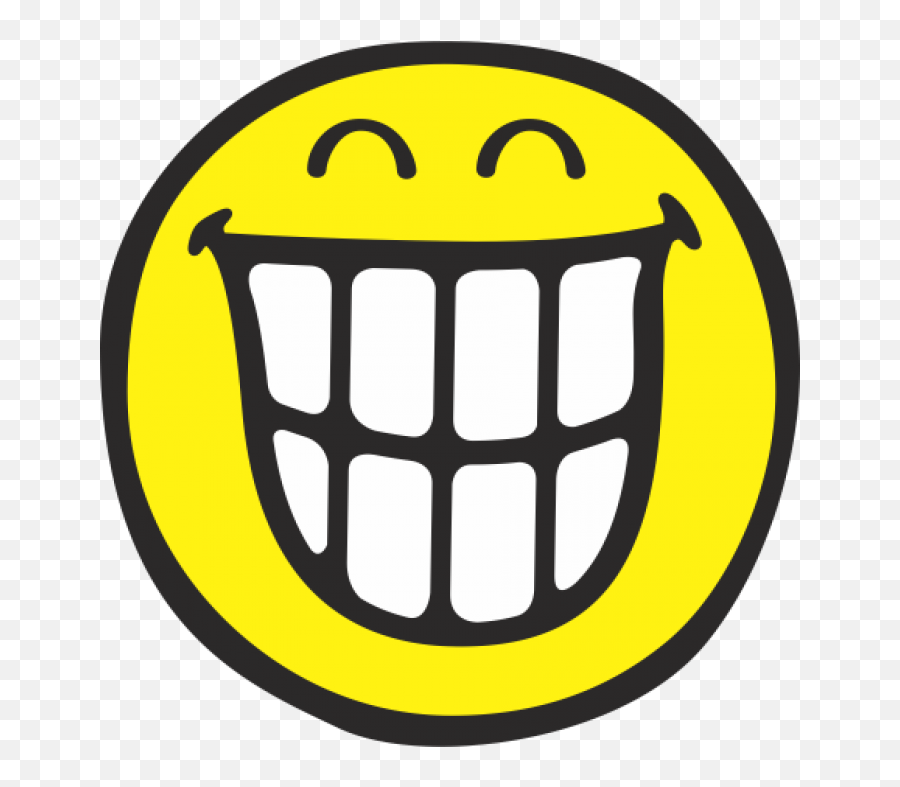 Grin Smiley - Smiley Face With Teeth Clipart Emoji,Grin Emoji