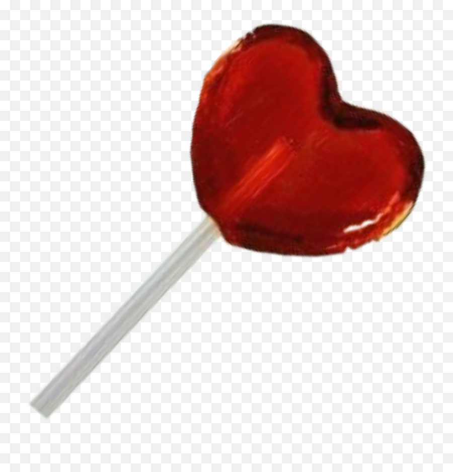 Lollipop Red Heart Sticker By Saima Hutri - Transparent Heart Lollipop Png Emoji,Lollipop Emoji Png