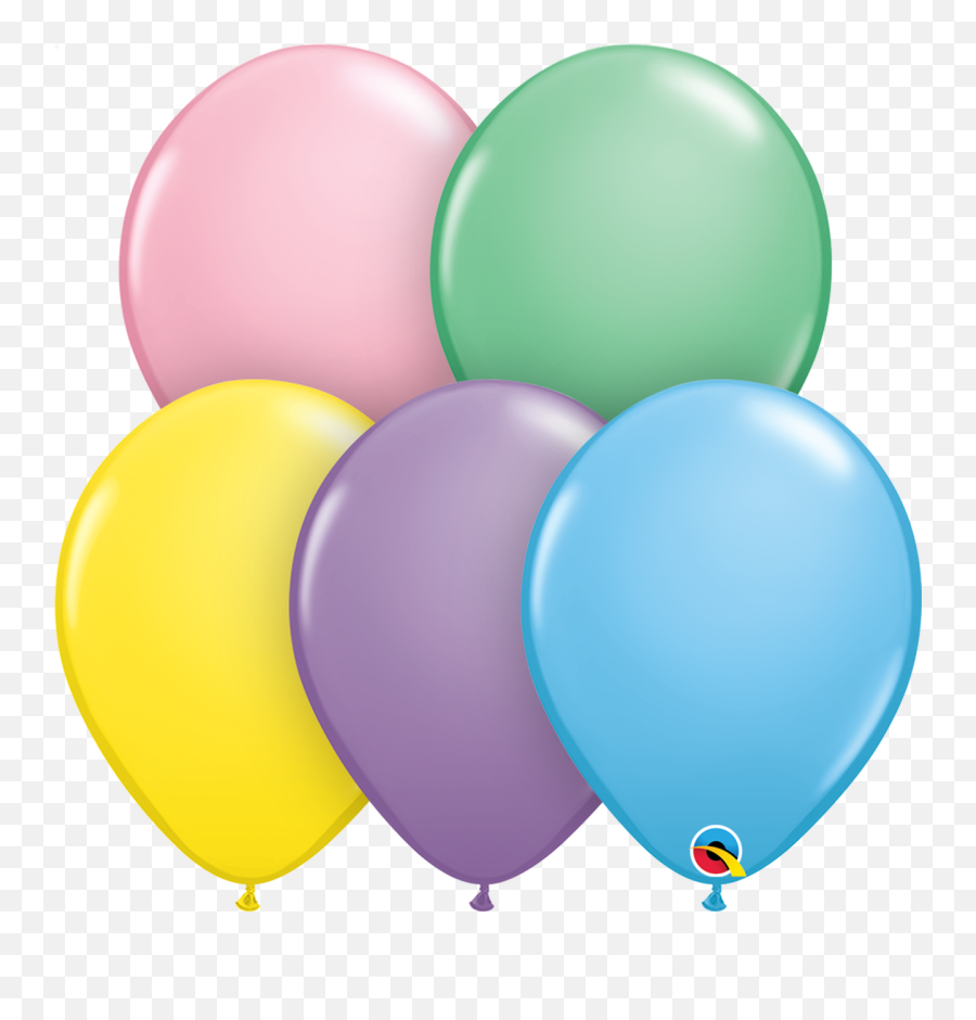 11 Qualatex Pastel Assortment - 100 Ct Balloon Emoji,Emojis Party Supplies