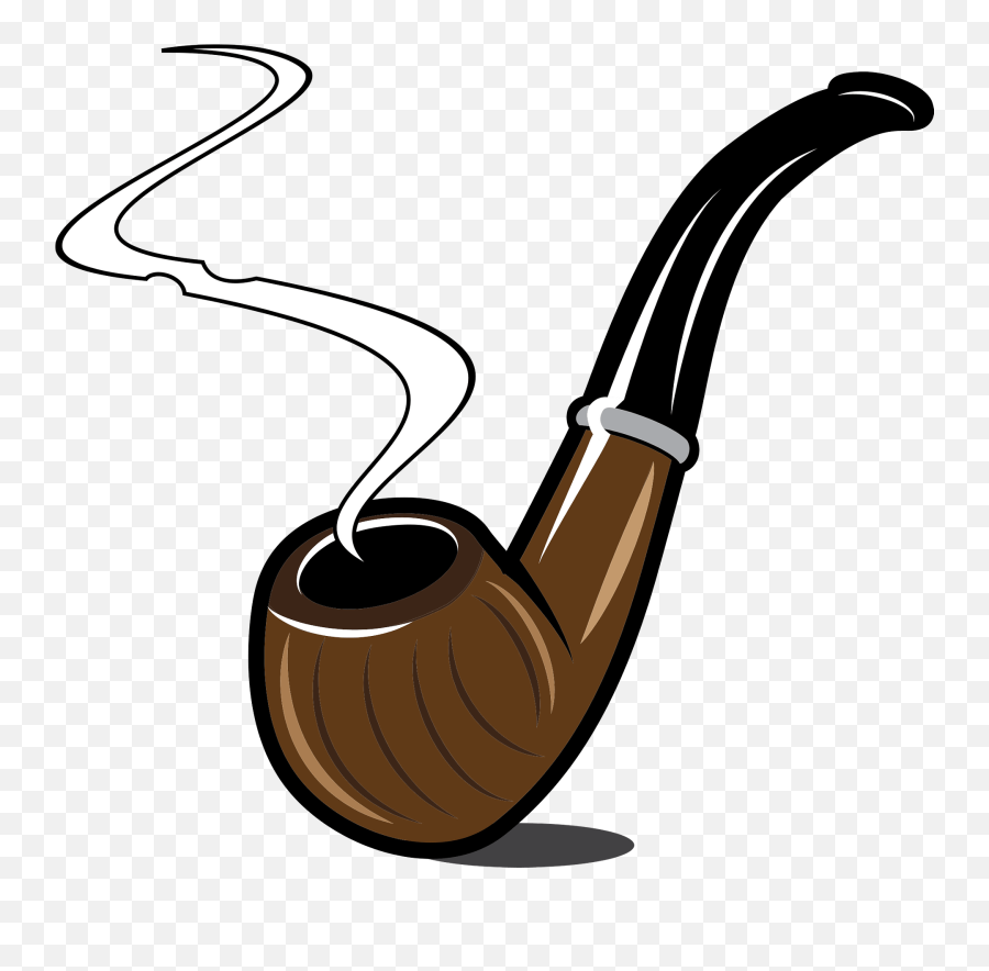 Smoking Pipe Clipart Free Download Transparent Png Creazilla - Clipart Smoke Pipe Png Emoji,Cigar Smoking Emoticon