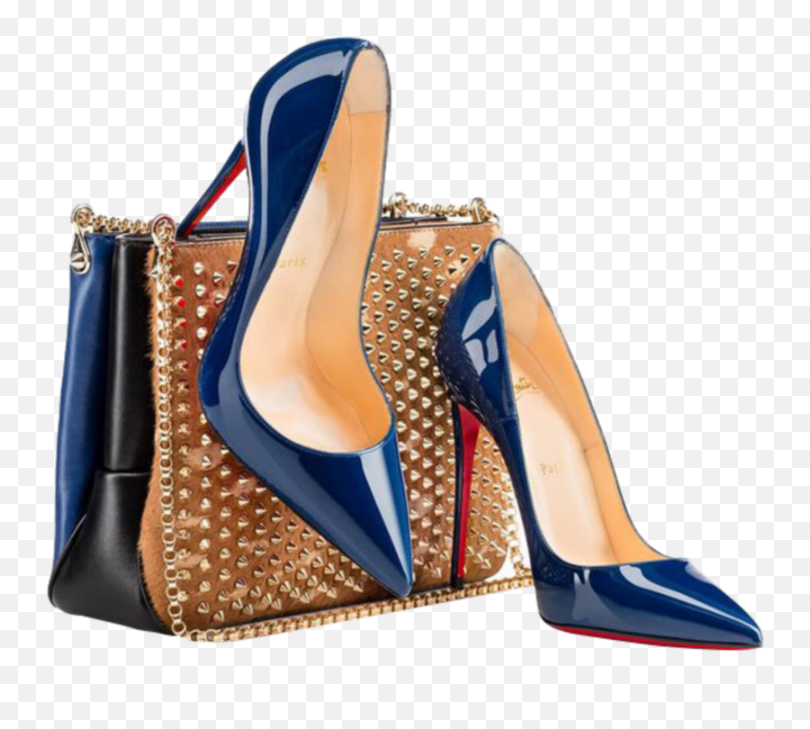 Mq Blue Shoe Shoes Highheel Bag Sticker By Marras - Luxury Brand Heels Emoji,High Heel Shoe Emoji