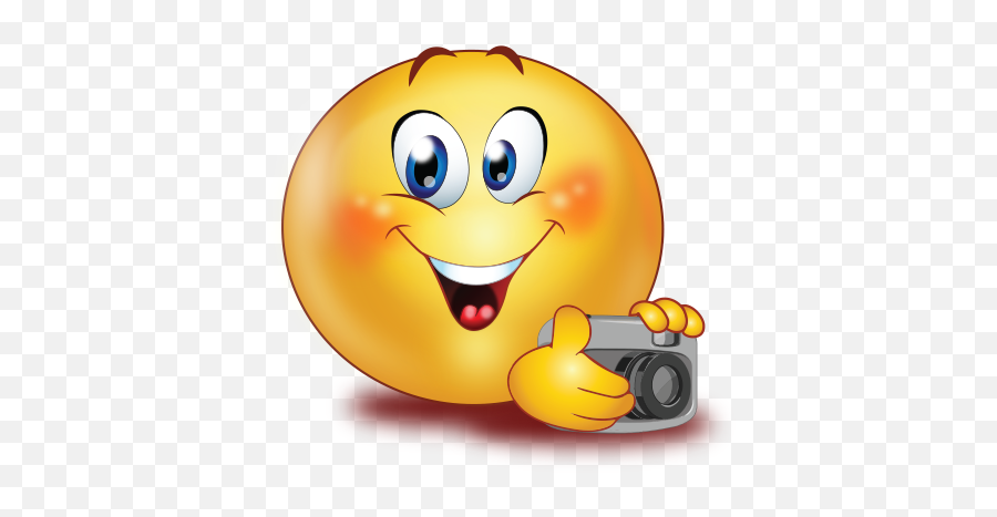 Camera Man Emoji - Smiley Emoji With Camera,Symbols And Emoticons For Facebook