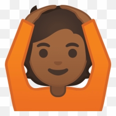 Piel Oscuro Medio Persona Haciendo - Happy Emoji,Emoticon Haciendo Pucheros