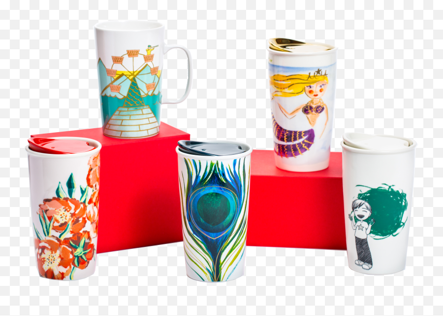 Starbucks Holiday Collection 2015 - Serveware Emoji,Starbucks Red Cup Emoji