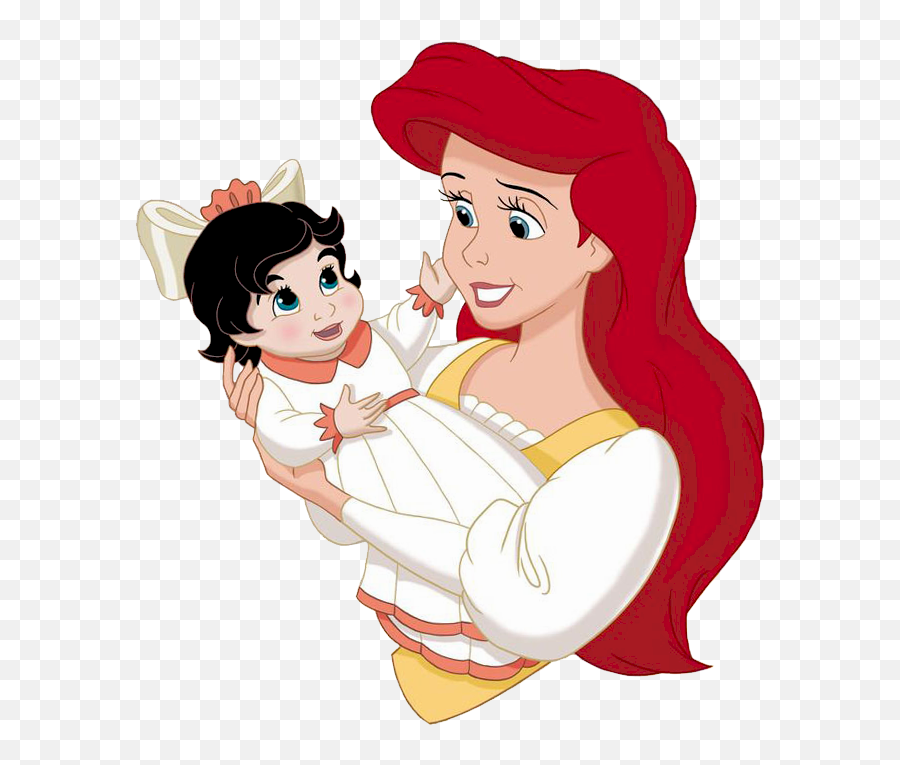 Arielbabymelodypng 651711 Mermaid Disney The Little - Melody Ariel Daughter Emoji,Hulk Hogan Emoji