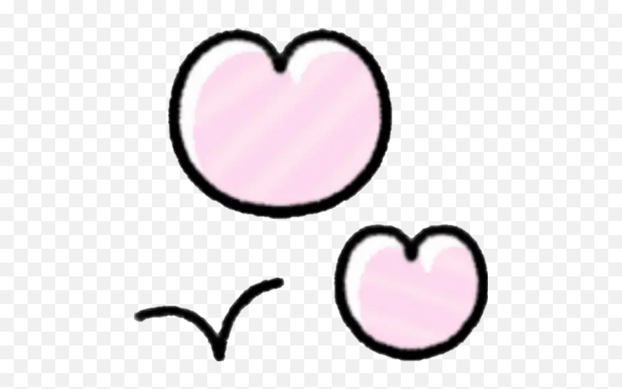 Sticker Maker - Pink Heart Emojis Girly,Heaet Emojis