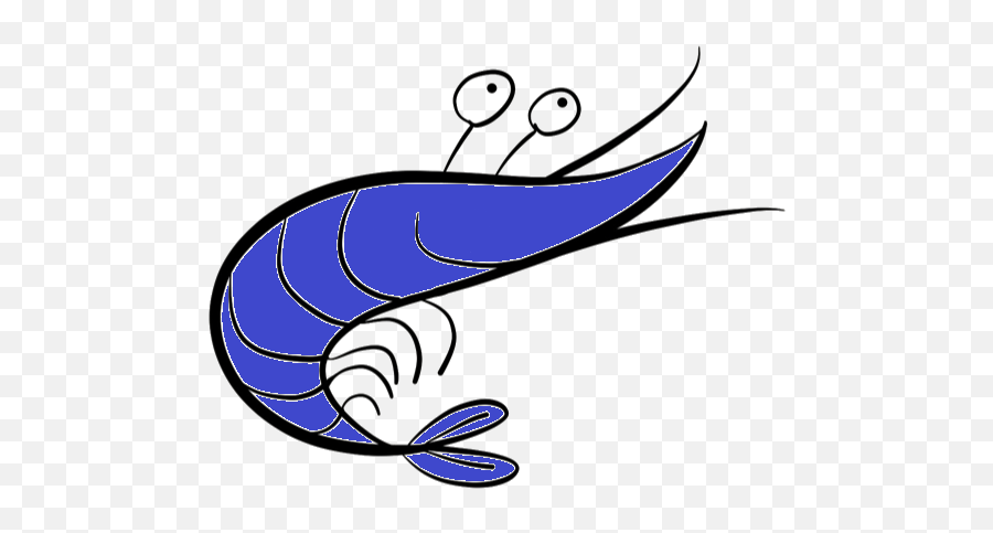 Blue Shrimp Image - Shrimp Coloring Page Emoji,Shrimp Emoji