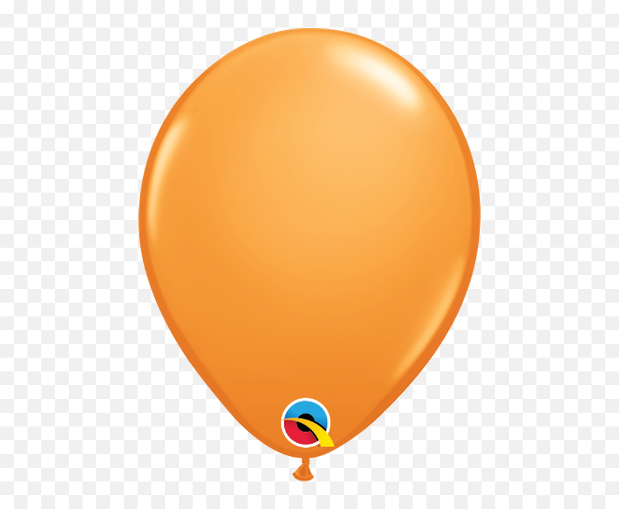 Qualatex Orange Latex Balloons 2 Ct - Qualatex Orange Emoji,Administrative Professionals Day Emojis