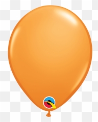 Qualatex Orange Latex Balloons 2 Ct - Qualatex Orange Emoji,Administrative Professionals Day Emojis