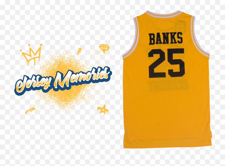 Jerseymemories Fresh Prince Bel - Air Carlton Banks 25 Jersey Sleeveless Emoji,Carlton From Fresh Prince Emotions