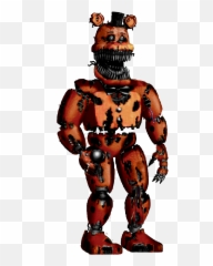 Fnaf Fnaf2 Fnaf4 Freddyfazbear Sticker - Fnaf Unnightmare Freddy Full Body Emoji,How Many Community Emoticons Can You Use In A Journal Deviantart