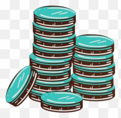 Moedas Empilhadas Desenhadas À Mão - Baixar Pngsvg Transparente Cash Emoji,Emoticon Cofrinho Png
