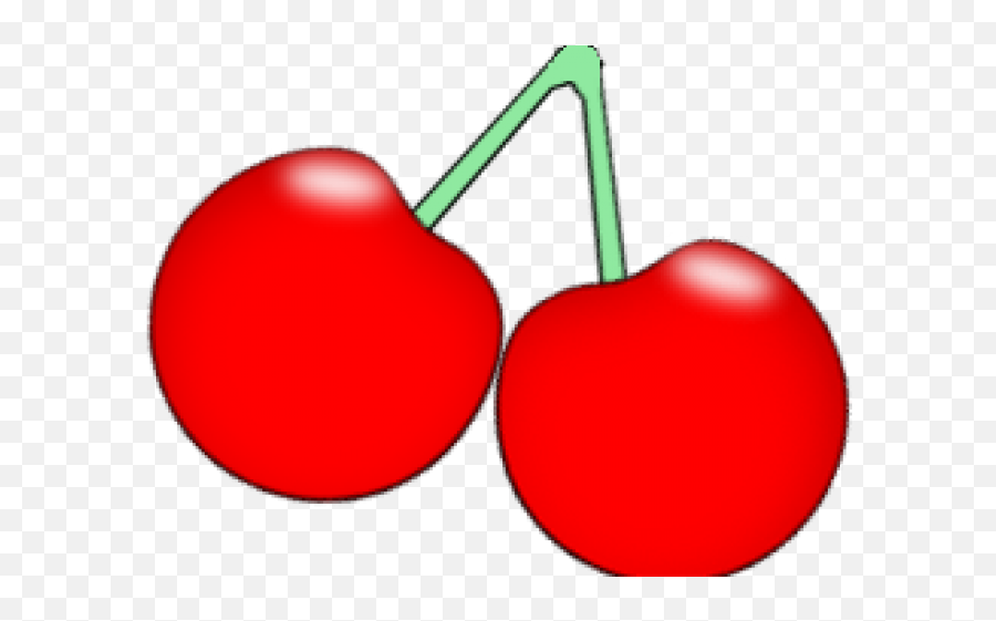 Cherry Clipart Two Cherry - Two Cherries On A Stem Png Two Cherriew Clipart Emoji,Cherries Emoji