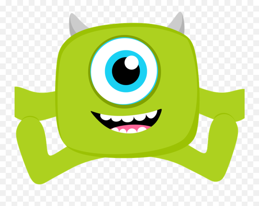 Monster Inc Png Clipart - Monster Inc Png Bebes Emoji,Mike Wazowski Kawaii Emoticon