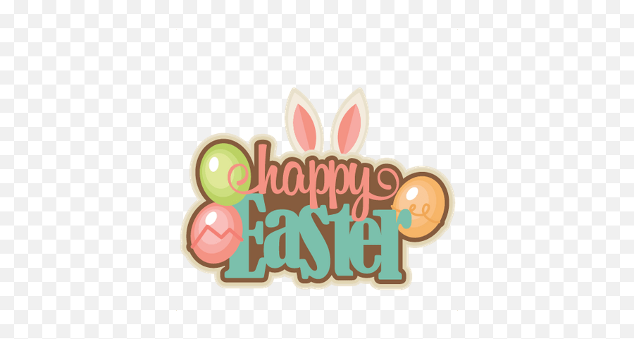 Happy Easter Colourful Clipart Png Hd Transparent Background - Transparent Background Happy Easter Png Emoji,Emojis For Easter