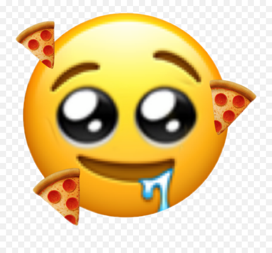Pizza - Thirst Emoji,Pizza Cute Emoji