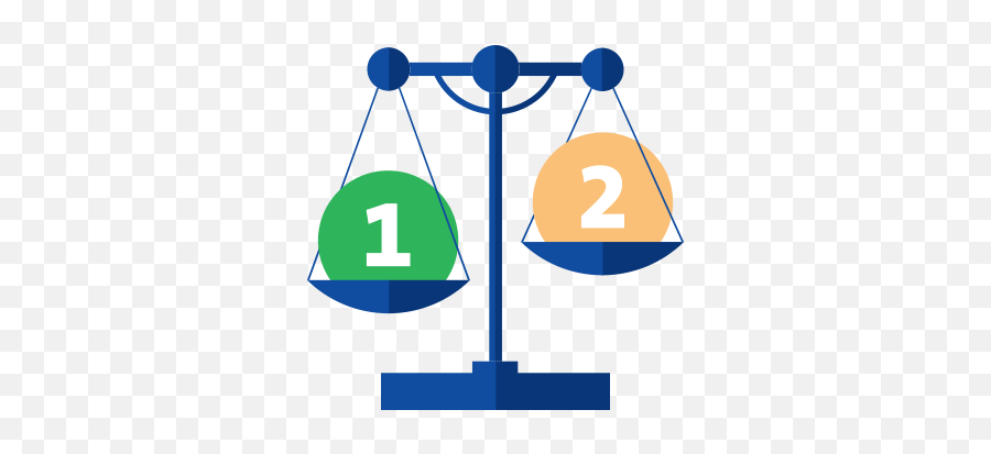 Uc - Comparing Png Emoji,Emotion Vs Logic Blance Scale Logic Is Heavier