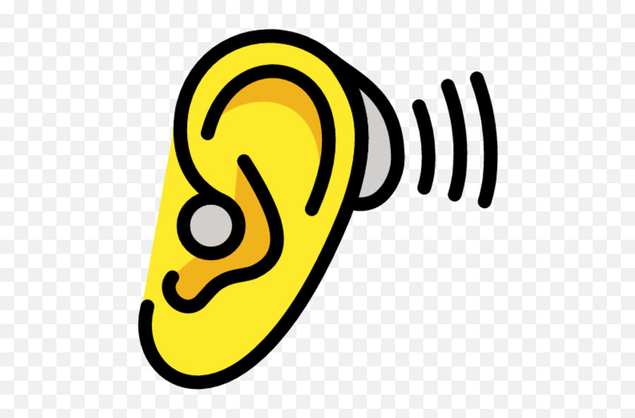 Ear With Hearing Aid Emoji - Download For Free U2013 Iconduck Hearing Ear Emoji,Finicial Aid Emojis
