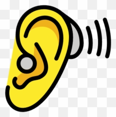 Ear With Hearing Aid Emoji - Download For Free U2013 Iconduck Hearing Ear Emoji,Finicial Aid Emojis