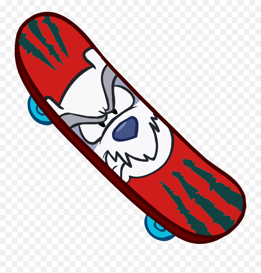 Bad Bear Skateboard - Club Penguin Skateboard Emoji,Bird Skateboard Emojis