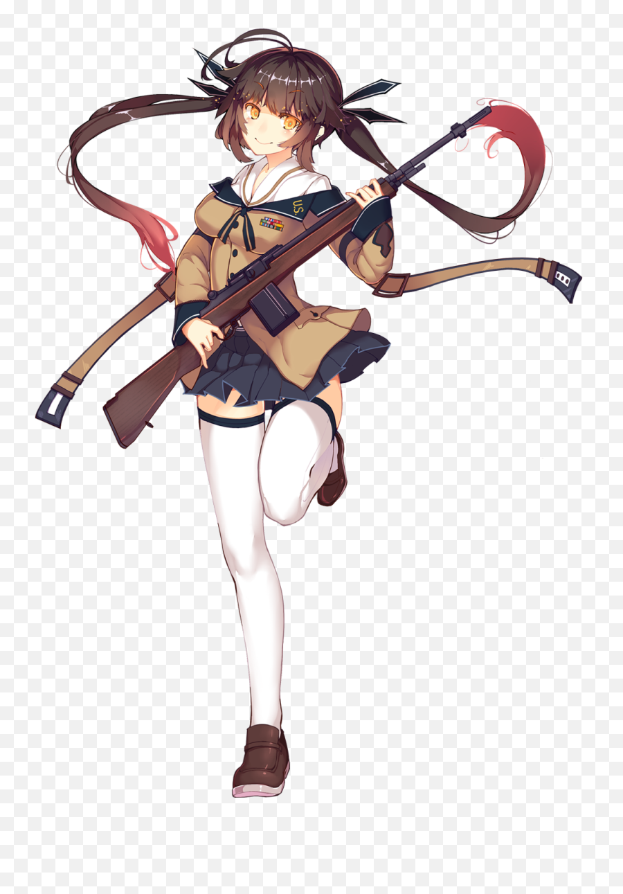 Pin On Anime Girls Girls N Guns - M14 Girls Frontline Emoji,Anime Emotion Detector Gun