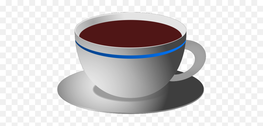 Hot Coffee Png Svg Clip Art For Web - Download Clip Art Saucer Emoji,Cup Of Hot Tea Emoji