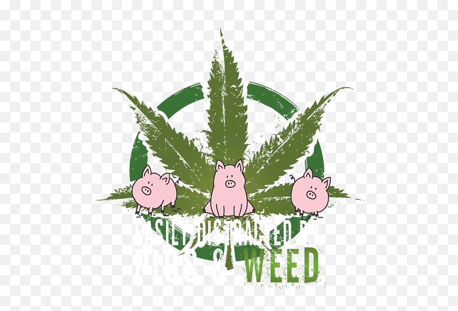 Weed Funny Pig Lover Stoner Product - Logo Canabise Emoji,Cannabis Piggy Emoticon