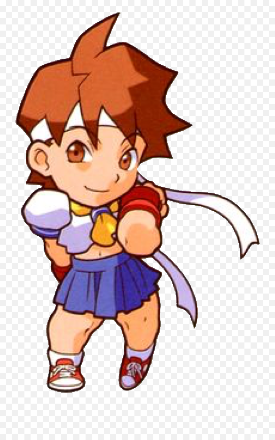 Super Gem Fighter Mini Mix Sakura - Sakura Street Fighter Png Emoji,Haruno Sakura Emojis