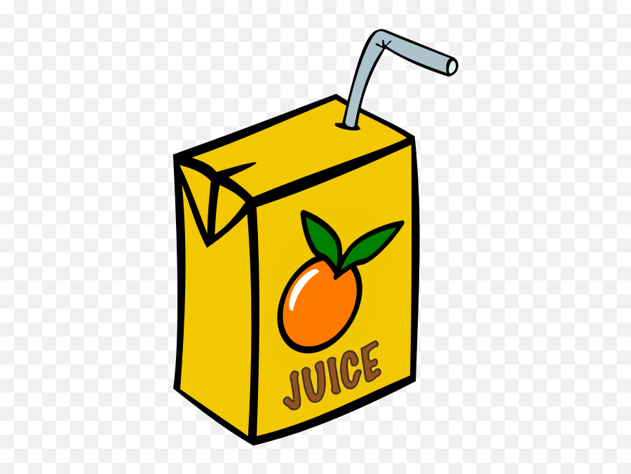 Juice Box With Straw - Juice Clipart Emoji,Juice Carton Emoticon