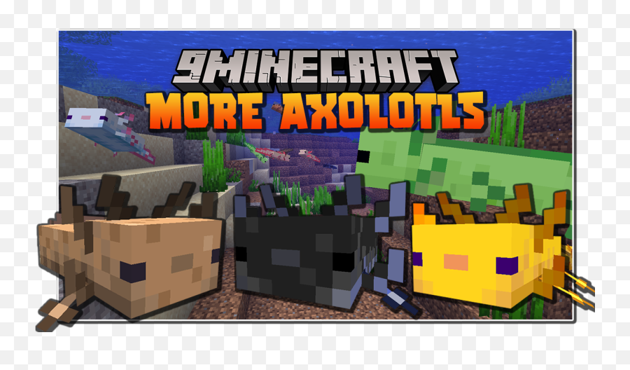 Axololts Mod 1 - Axolotl Mod Emoji,Emotion 1.8 Vanilla Mod