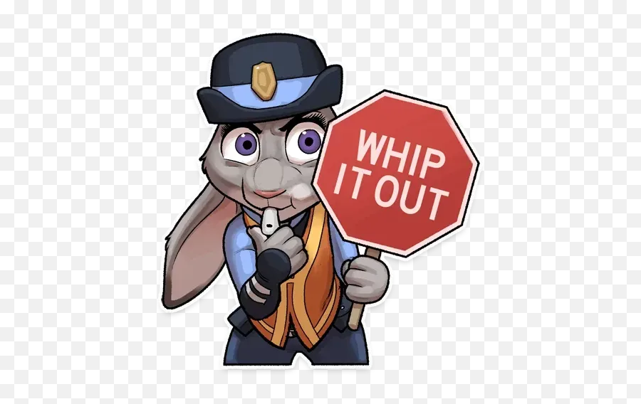 Judy By Meesh Sticker Pack - Stickers Cloud Emoji,Whip Meme With Emojis
