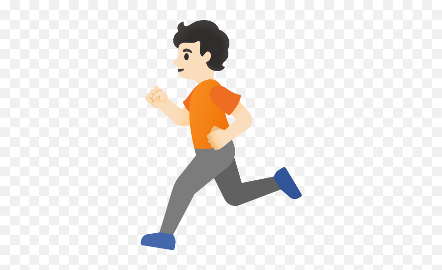 Person Running Light Skin Tone Emoji,Racer Emoticon