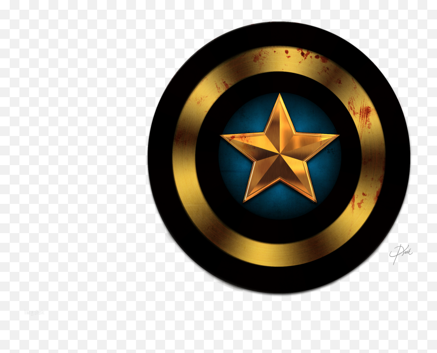 Free Transparent Captain America Png - Captain America Gold Logo Emoji,Captain America Shield Emoji