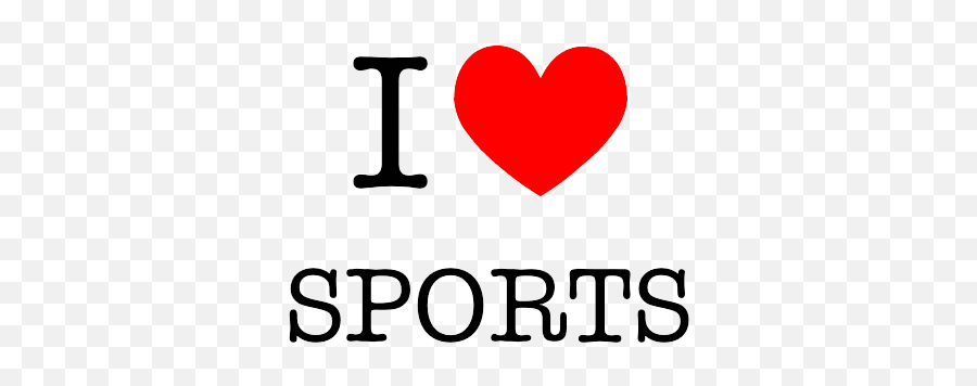 I Love Sport Transparent Image Png Arts Emoji,Sports Emojis Without Background