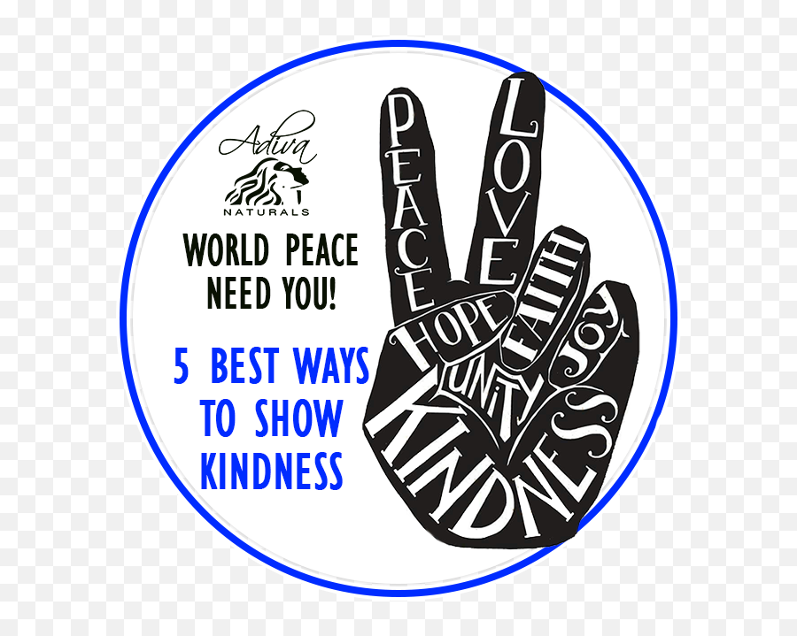 Download 5 Best Ways To Show Your Kindness - Peace Sign Hand Emoji,Peace Emojis Twitter