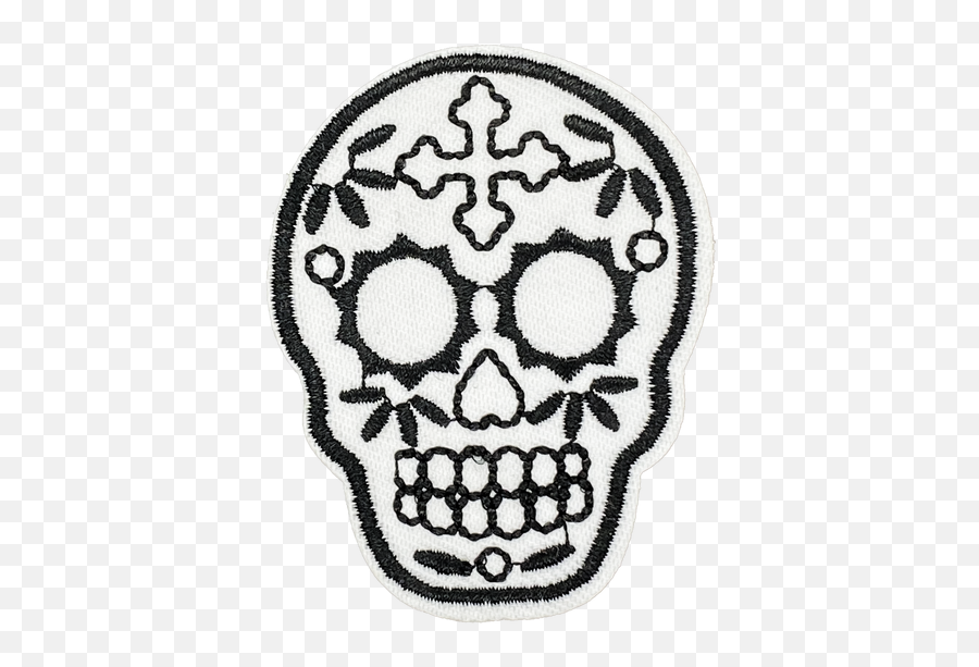 Biker Patches Emoji,Cross Skull Bone Emoji