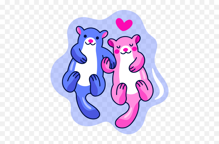 Otter Stickers - Free Animals Stickers Emoji,Otter Sticker Emoji
