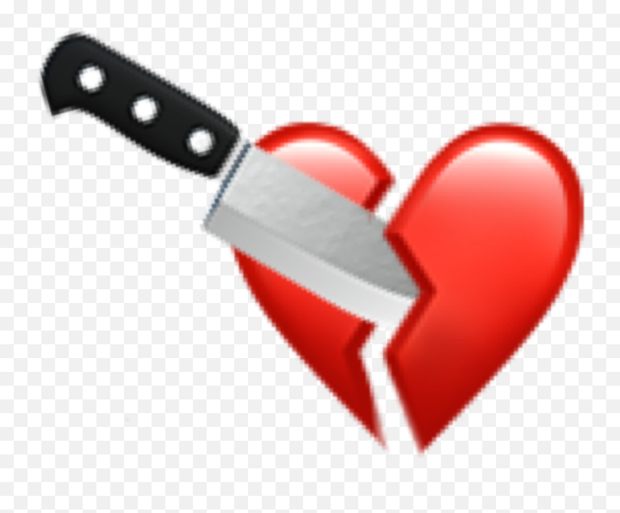 Hartbroken Knife Knifeinhart Emoji Sticker By Amberxswift,Knfie Emoji