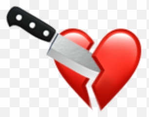Hartbroken Knife Knifeinhart Emoji Sticker By Amberxswift,Knfie Emoji