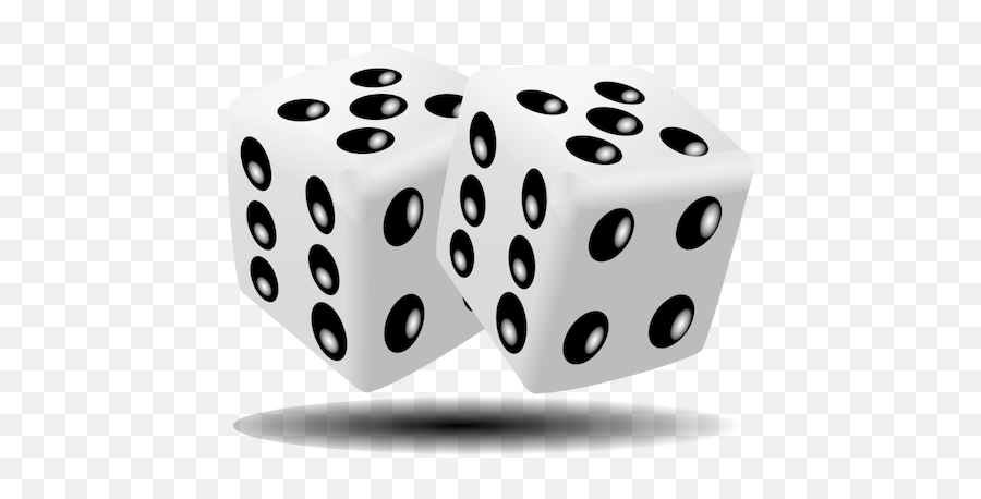 Pair Of Dice Public Domain Vectors Emoji,Two Dice Emoji