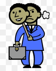 This Cartoon Corporate Employee - Emotion Emoji,Steven Seagal Emotion Chart